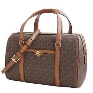 NWOT Michael Kors Travel Medium Duffle Satchel - Dark Brown